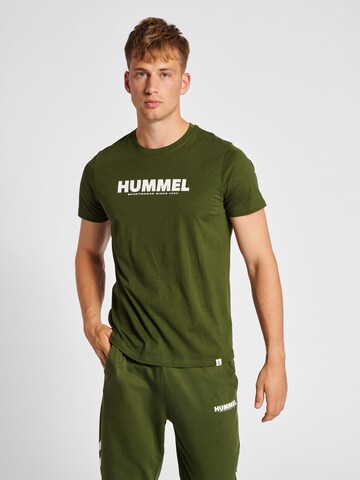 Hummel Functioneel shirt 'LEGACY' in Groen: voorkant
