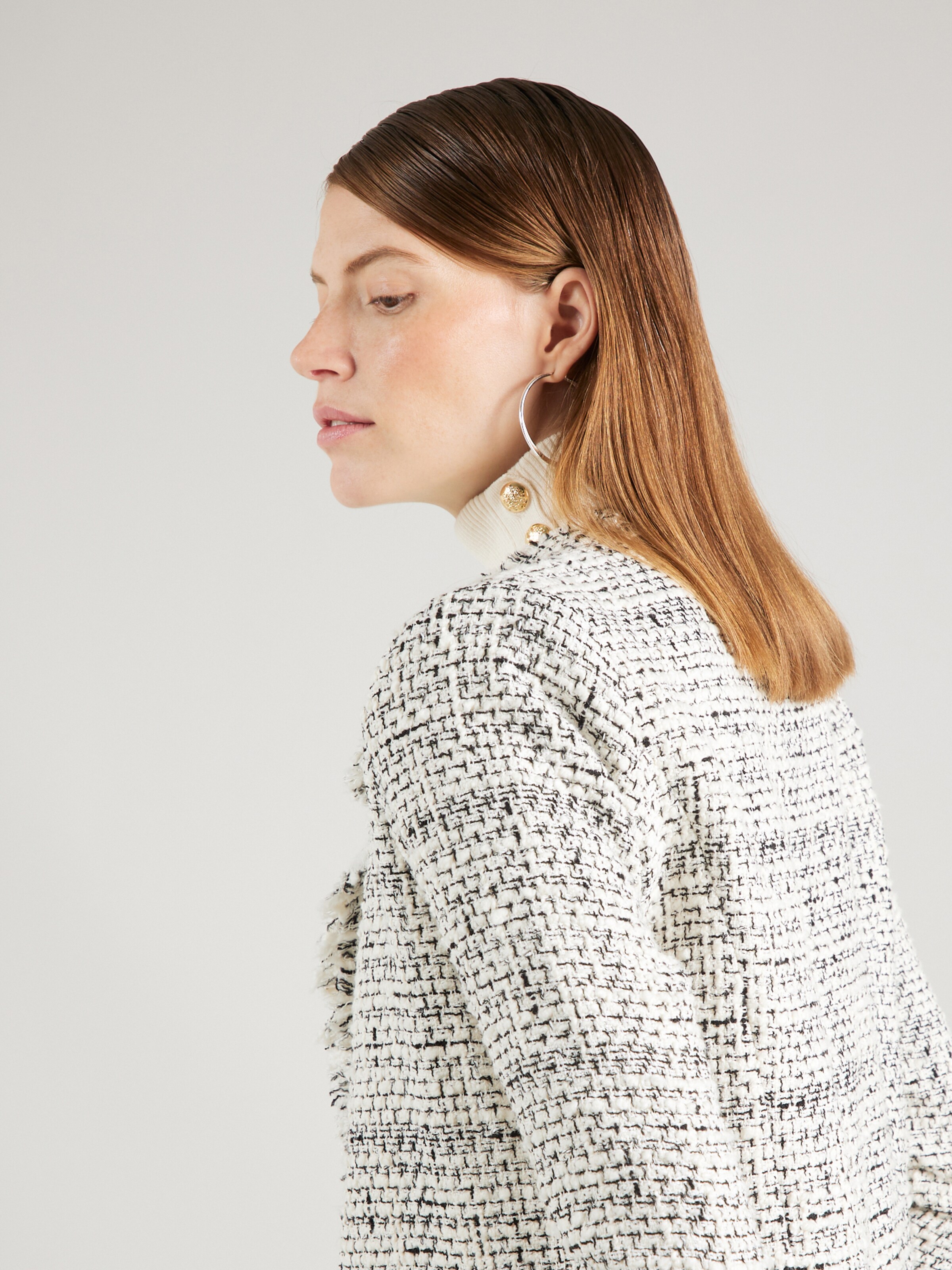IRO Oslani tweed jacket - White