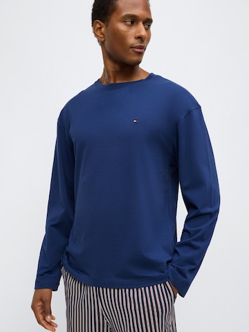 TOMMY HILFIGER Pyžamo dlouhé – modrá