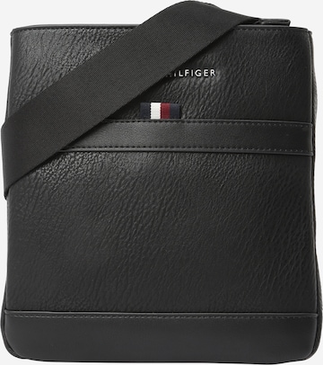 TOMMY HILFIGER - Mala de ombro em preto: frente