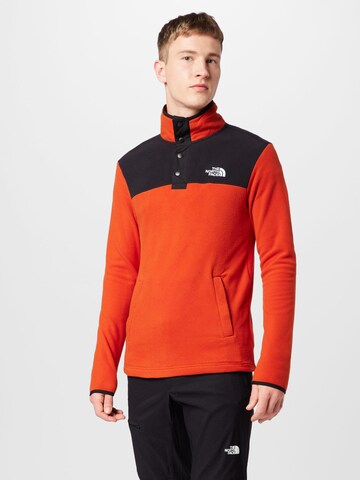 THE NORTH FACE Athletic Sweatshirt 'HOMESAFE' in Orange: front