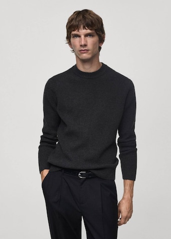 MANGO MAN Sweater 'Park' in Grey: front