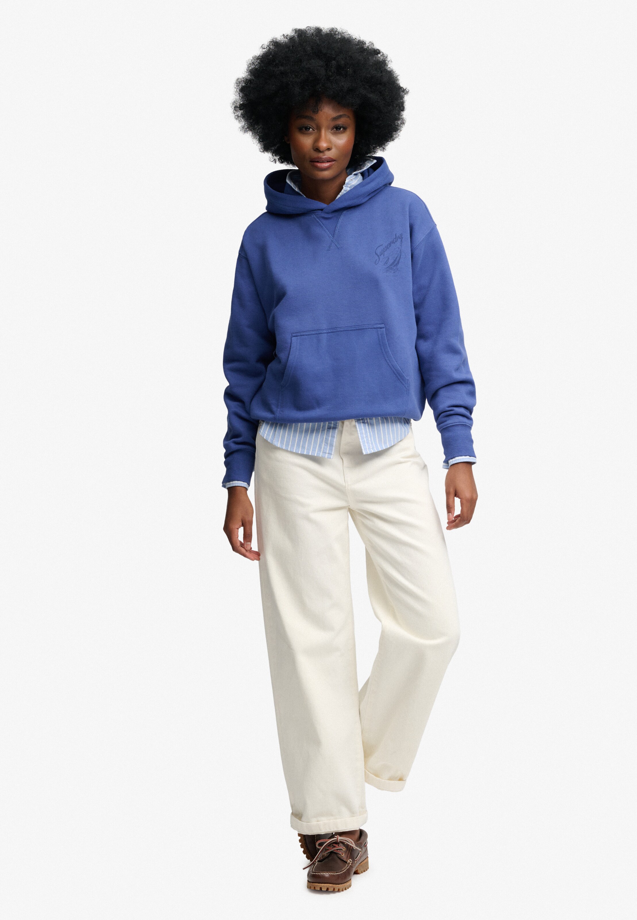 Sweat-shirt 'Heritage Hamptons' Superdry & Co en bleu