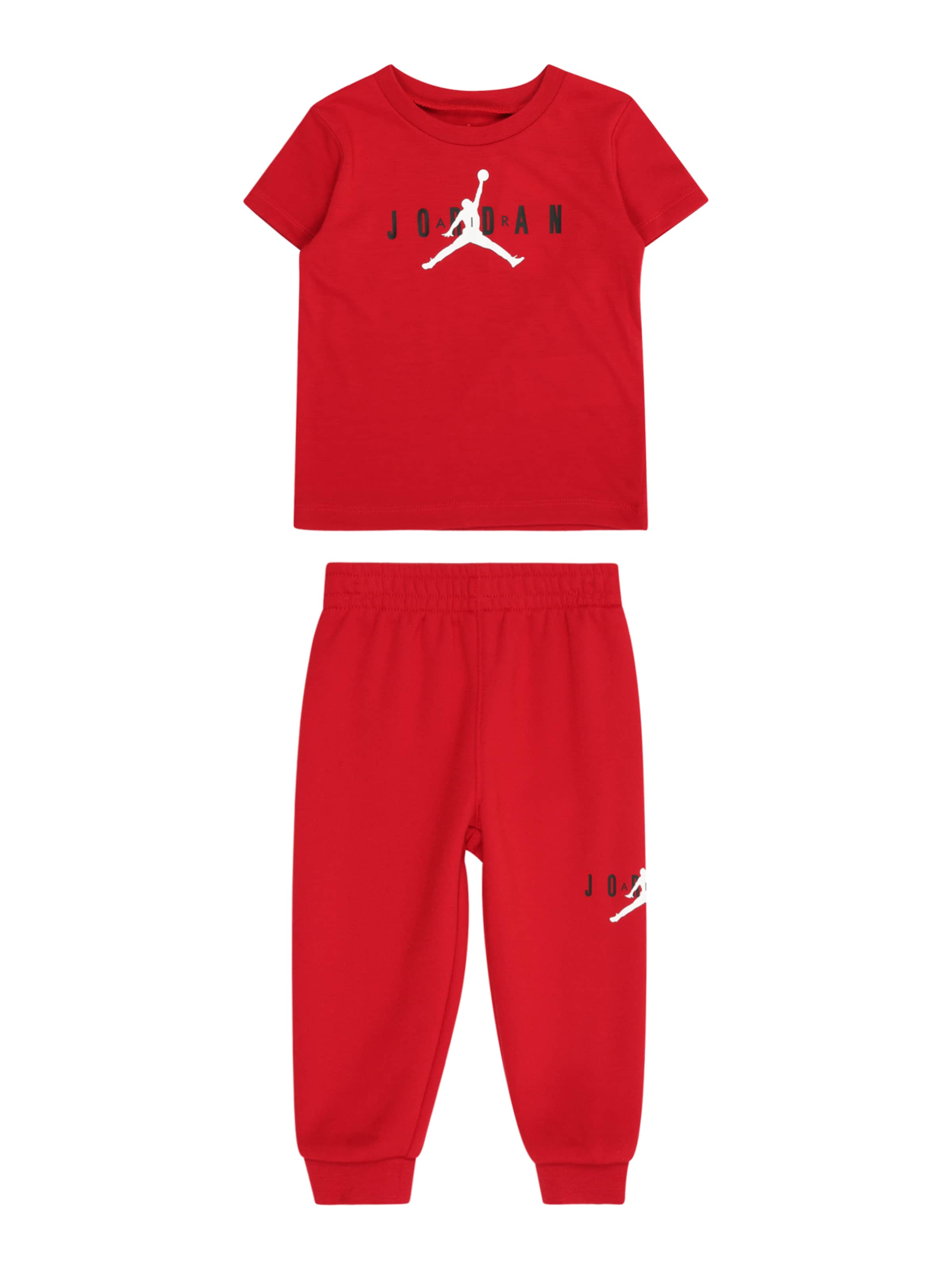 Survêtement Jordan en rouge : devant