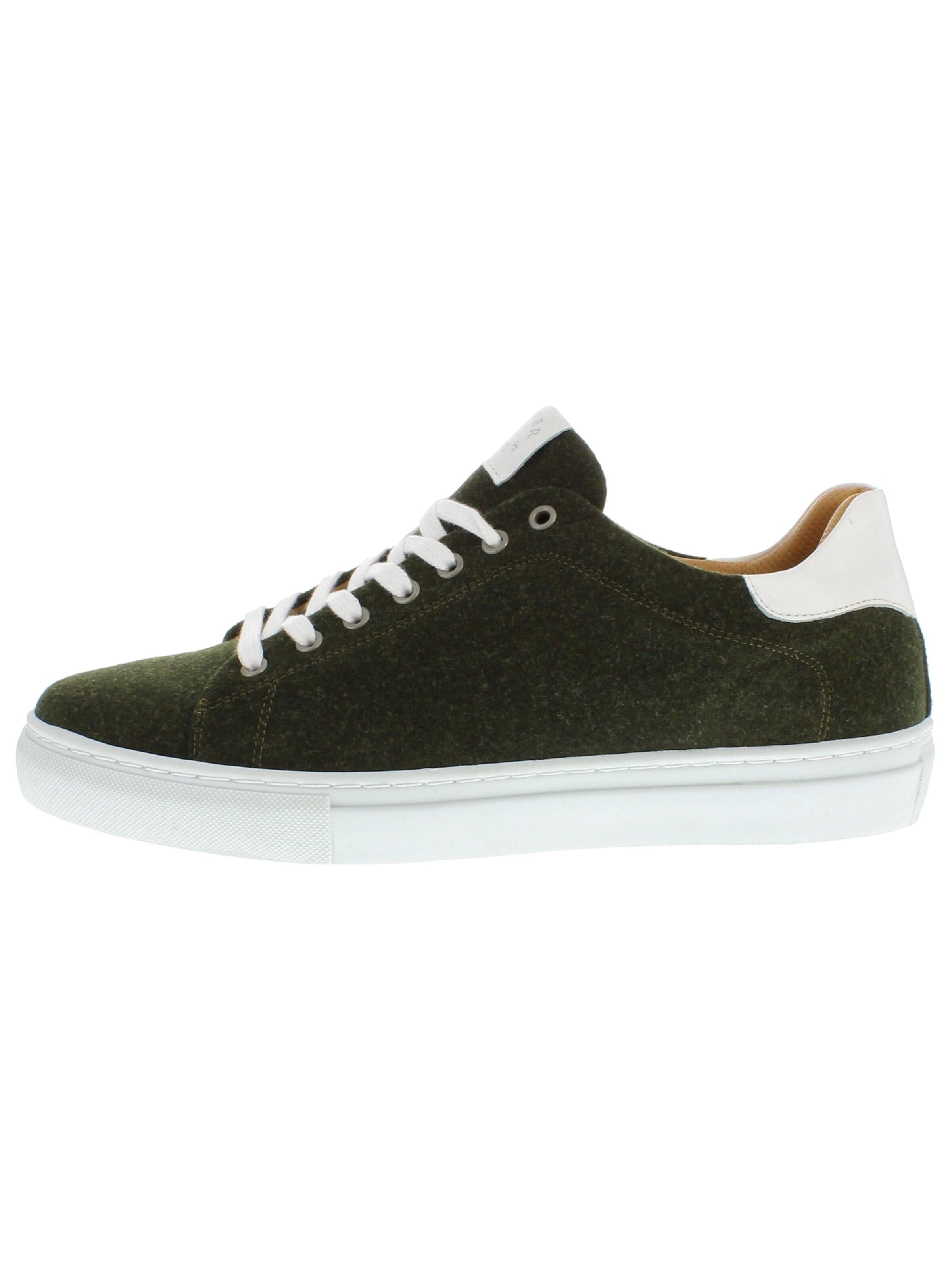 XAVER LUIS Schuhmanufaktur Sneaker low 'MAX - Nachhaltiger Herren Sneaker aus Merinowolle'‌‌‌‌‌‌‌ in Grün: Vorderseite