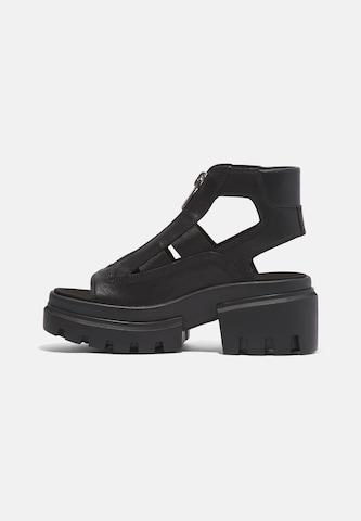 TIMBERLAND Sandals 'Everleigh Gladiator' in Black