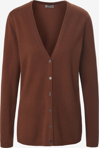 include Knit Cardigan in Brown: front