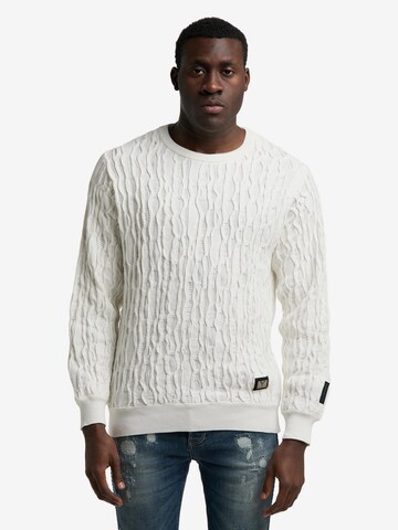 Carlo Colucci Sweater 'De Cardona' in White: front
