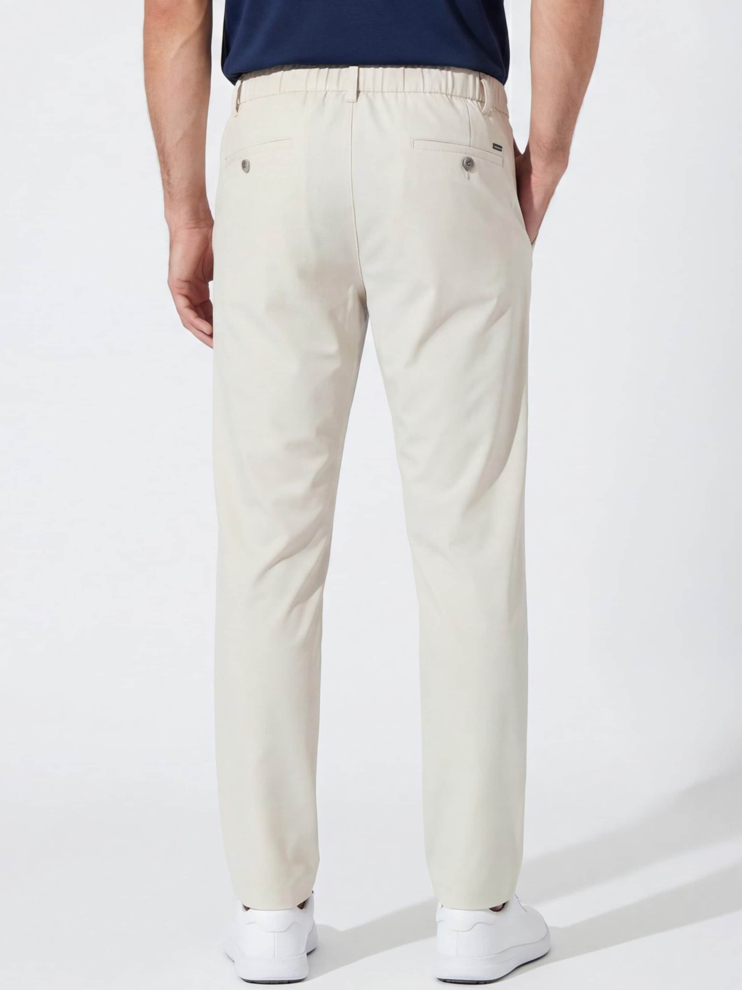 Hiltl Slim fit Chino Pants 'Turnberry - Revolution Function' in Beige