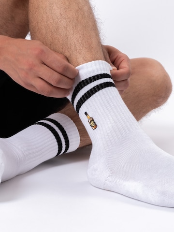 Occulto Sports socks 'Summer' in White: front