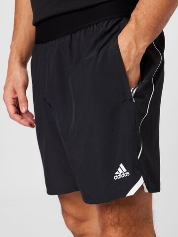ADIDAS SPORTSWEARregular Sportske hlače 'Donovan Mitchell' - crna boja