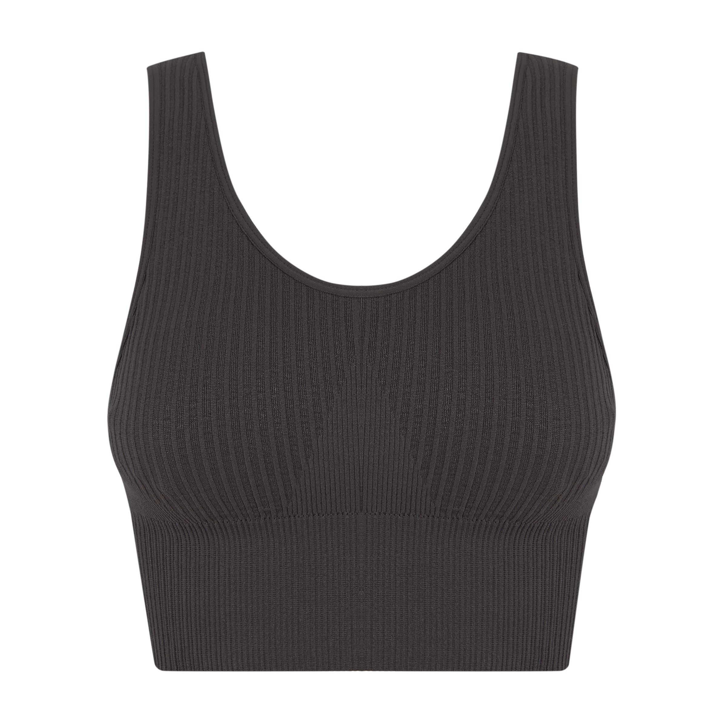 Born Living Yoga Sports top 'Flow' in Black: front