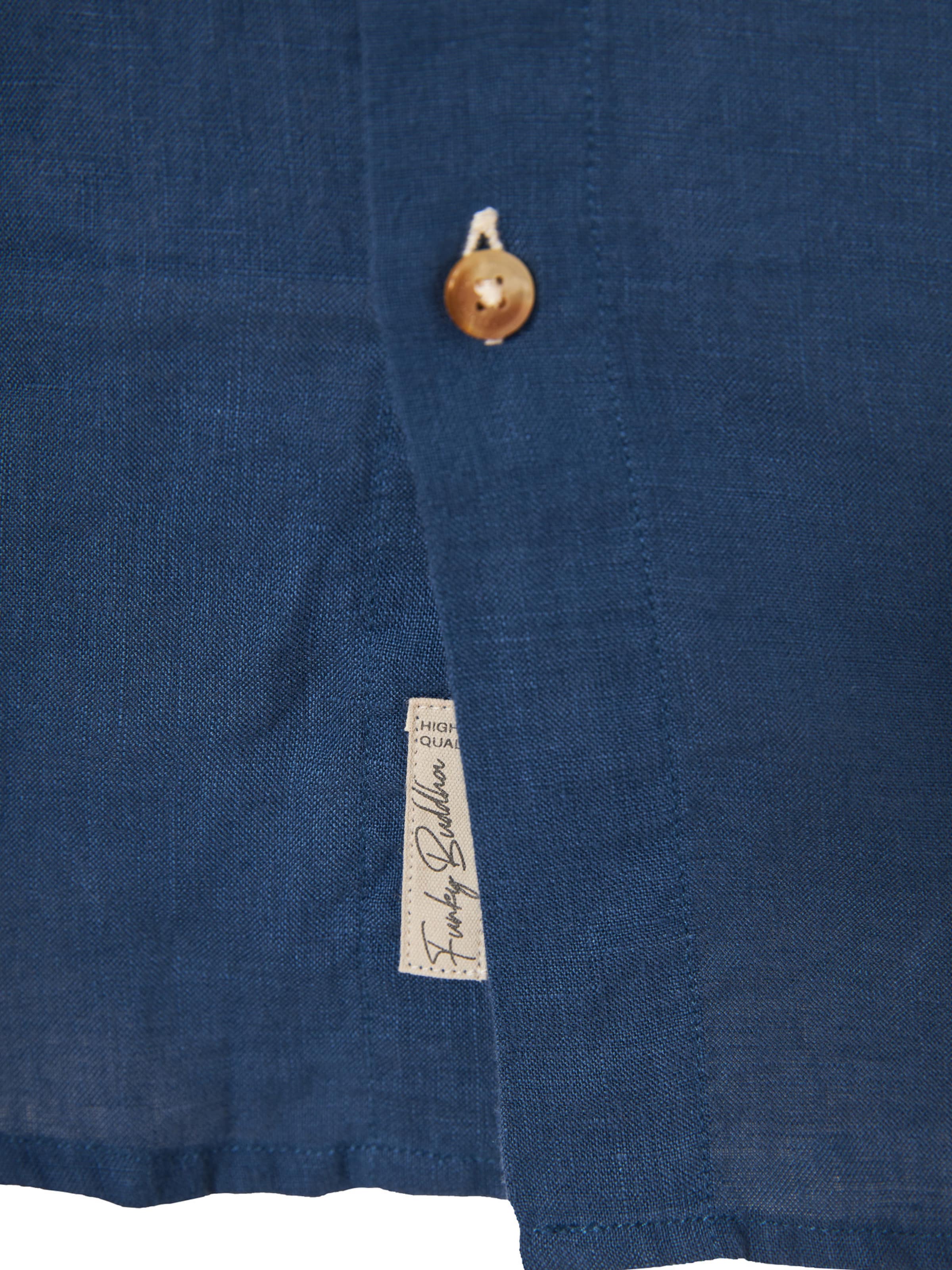 Funky Buddha Regular fit Πουκάμισο σε μπλε