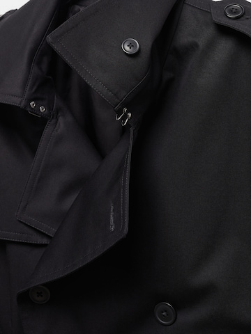 Manteau mi-saison MANGO MAN en noir