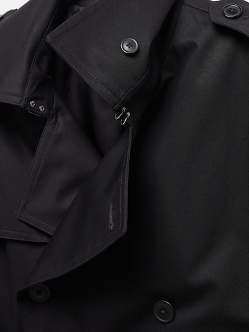 MANGO MAN Between-Seasons Coat in Black