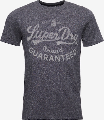 T-Shirt Superdry en gris : devant