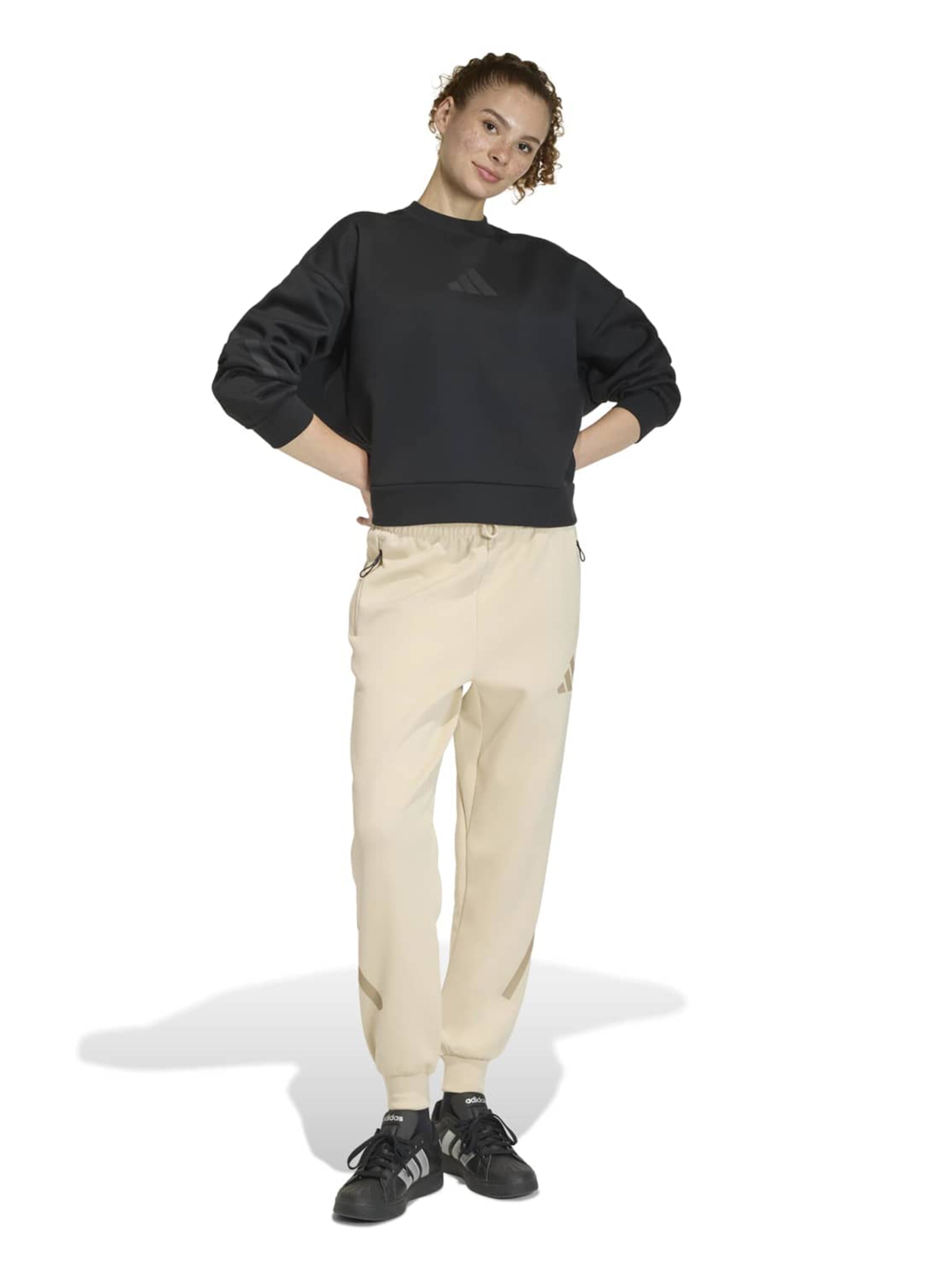 ADIDAS SPORTSWEAR Zwężany krój Spodnie sportowe 'Z.N.E.' w kolorze szary