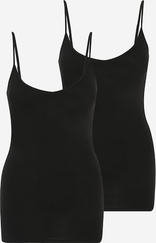 Vero Moda Tall Top 'MAXI' in Zwart: voorkant