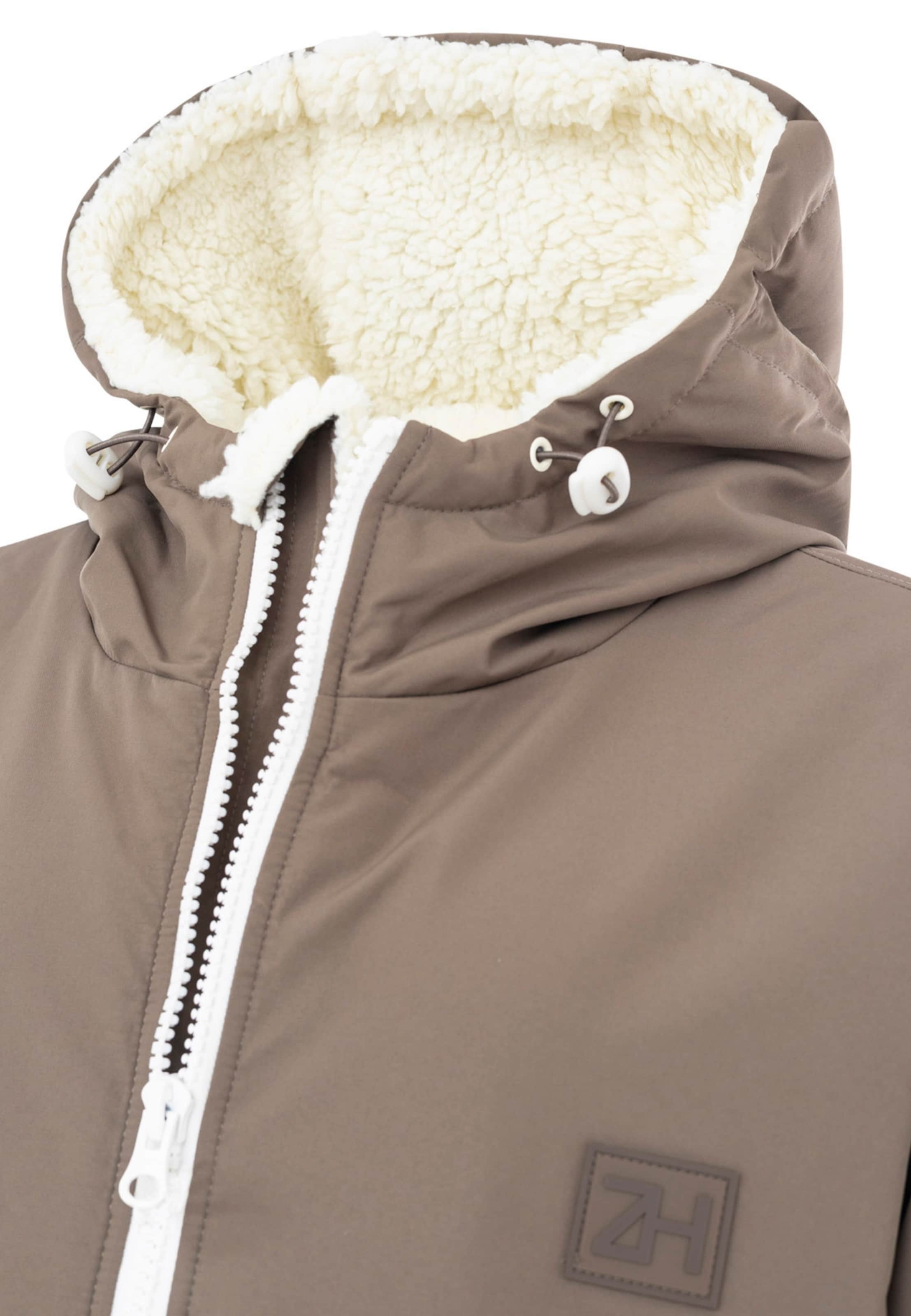 Zwillingsherz Tussenmantel in Beige