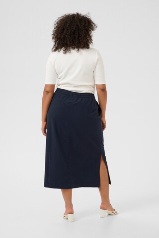 Jupe 'Nana' KAFFE CURVE en bleu