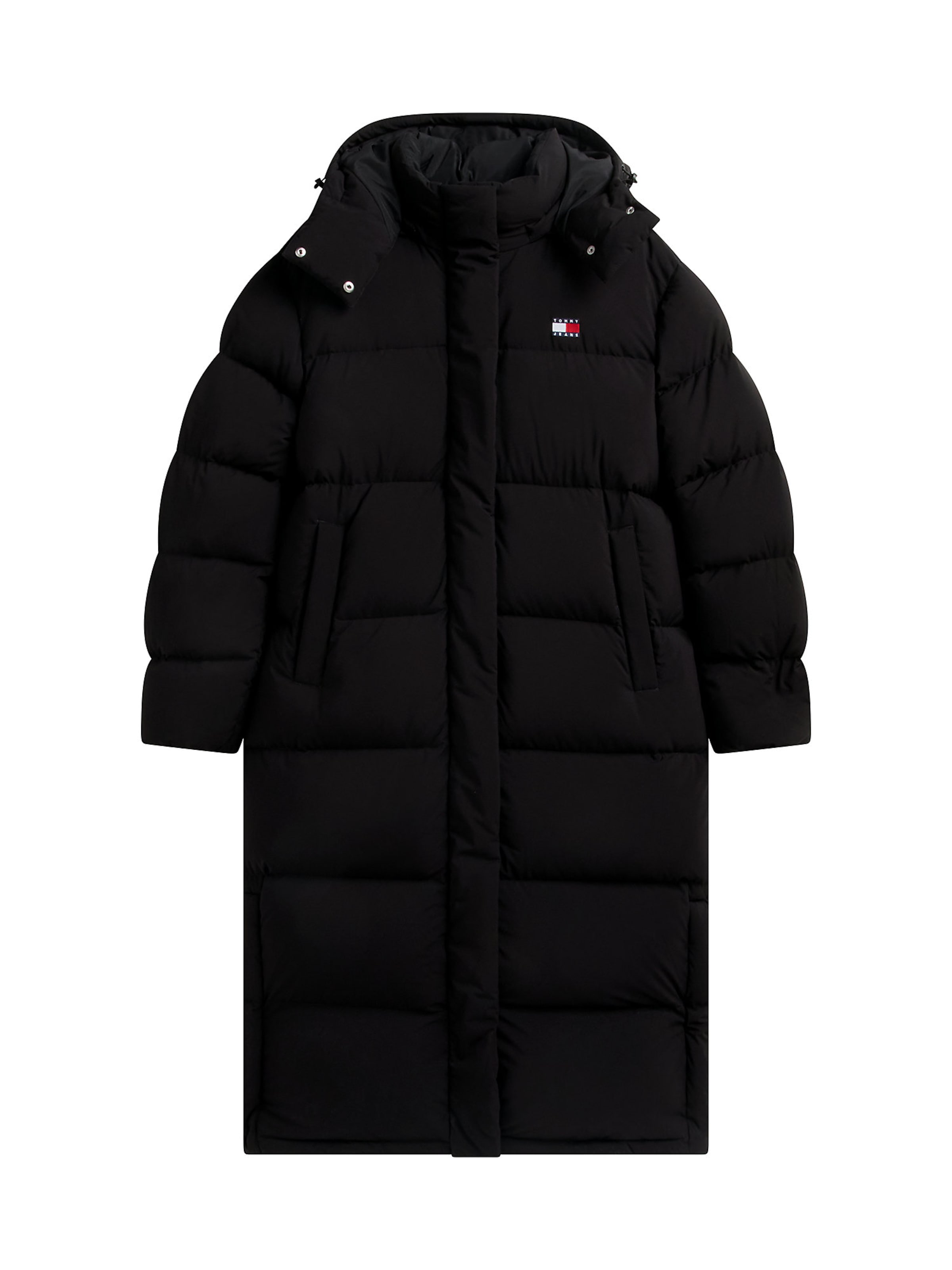 Manteau d’hiver 'Alaska' Tommy Jeans en noir : devant
