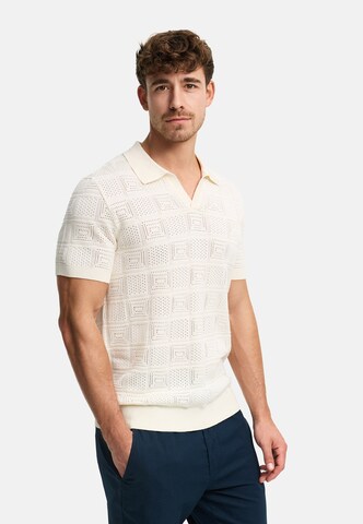 INDICODE JEANS Shirt ' INTryto' in Wit