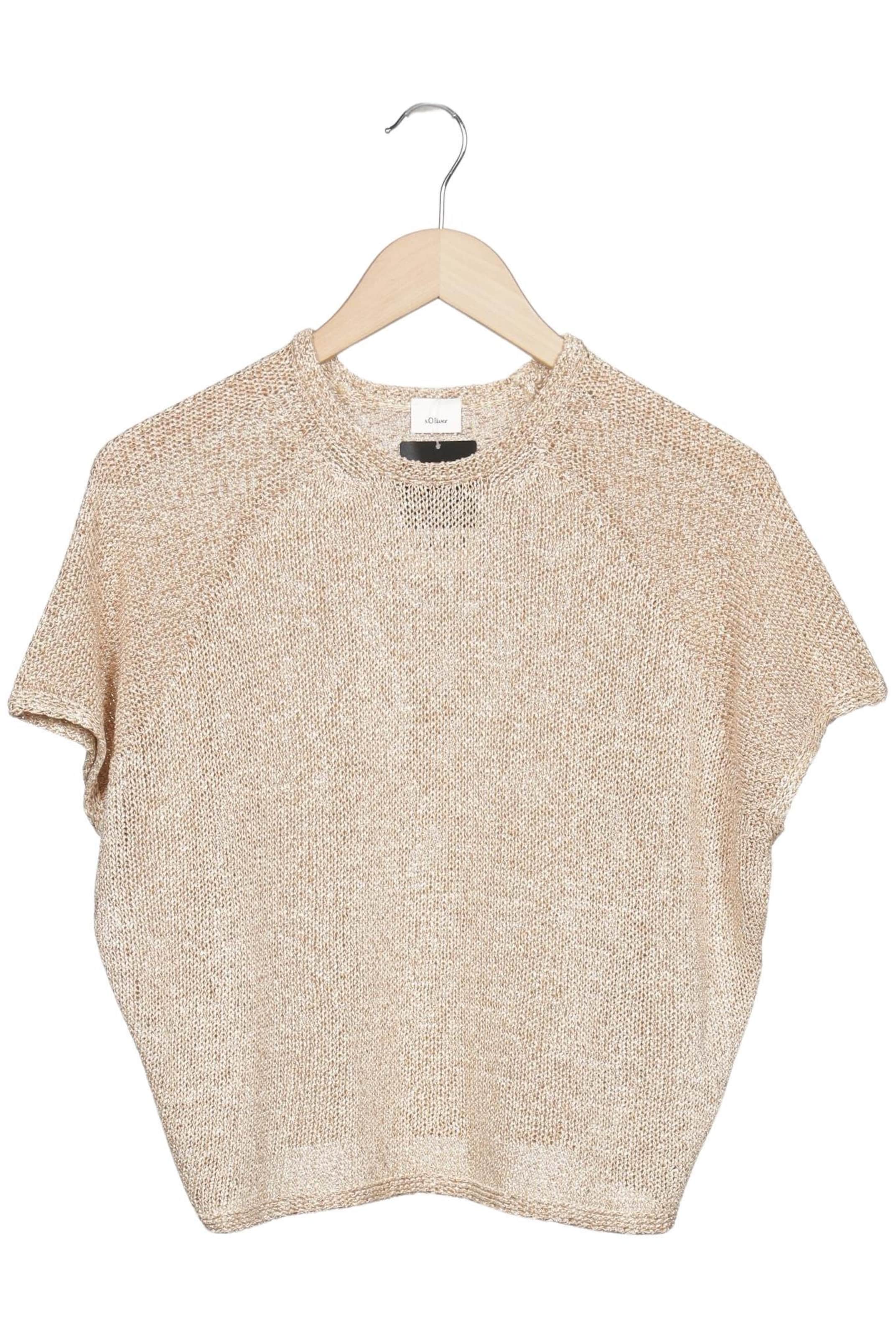 s.Oliver Pullover S in Beige: Vorderseite