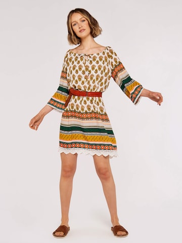 Apricot Summer Dress in Mixed colors: front