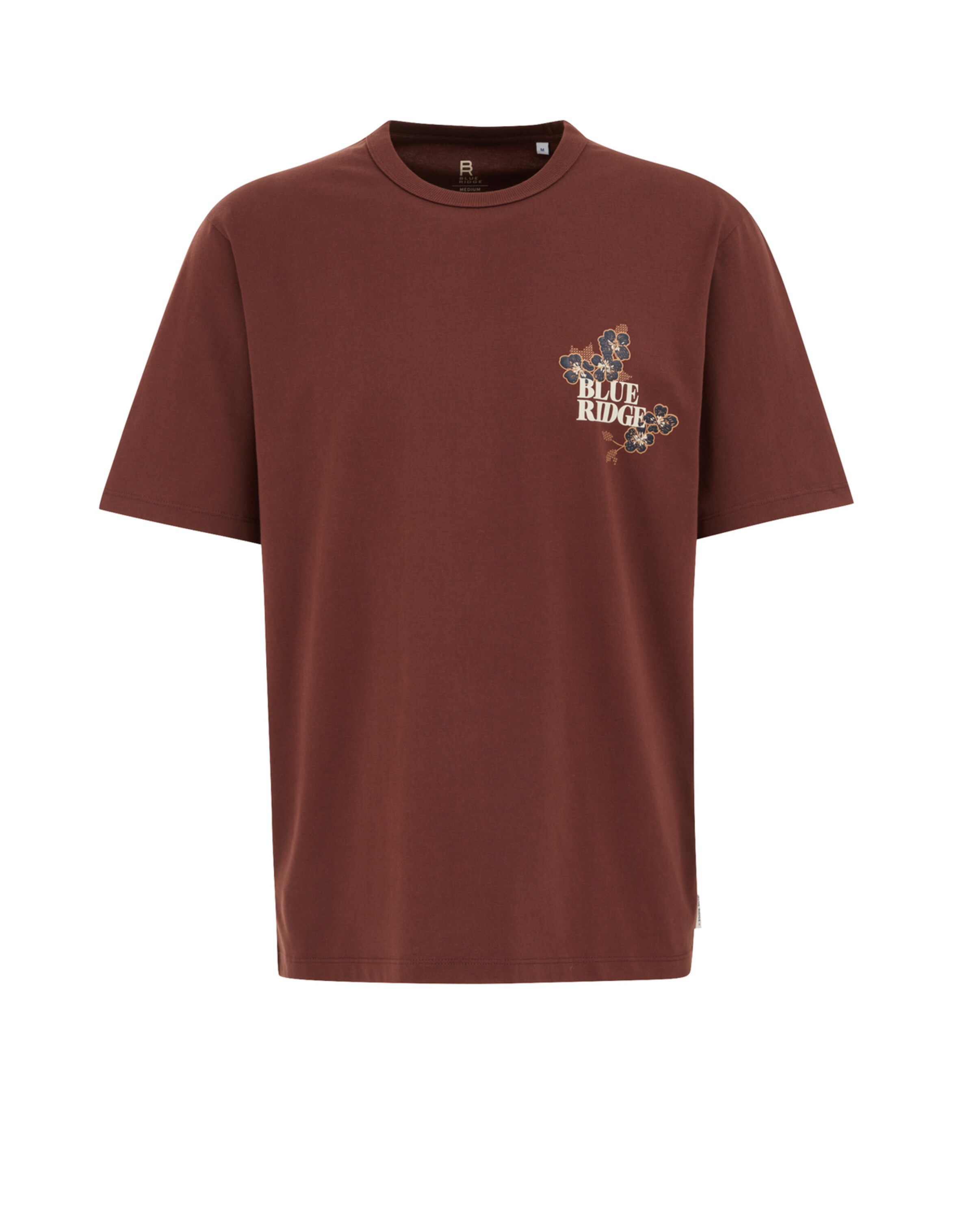 WE Fashion Tričko - Hnedá: predná strana