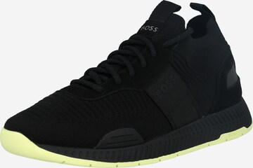 BOSS Sneakers laag 'Titanium Runn' in Zwart: voorkant