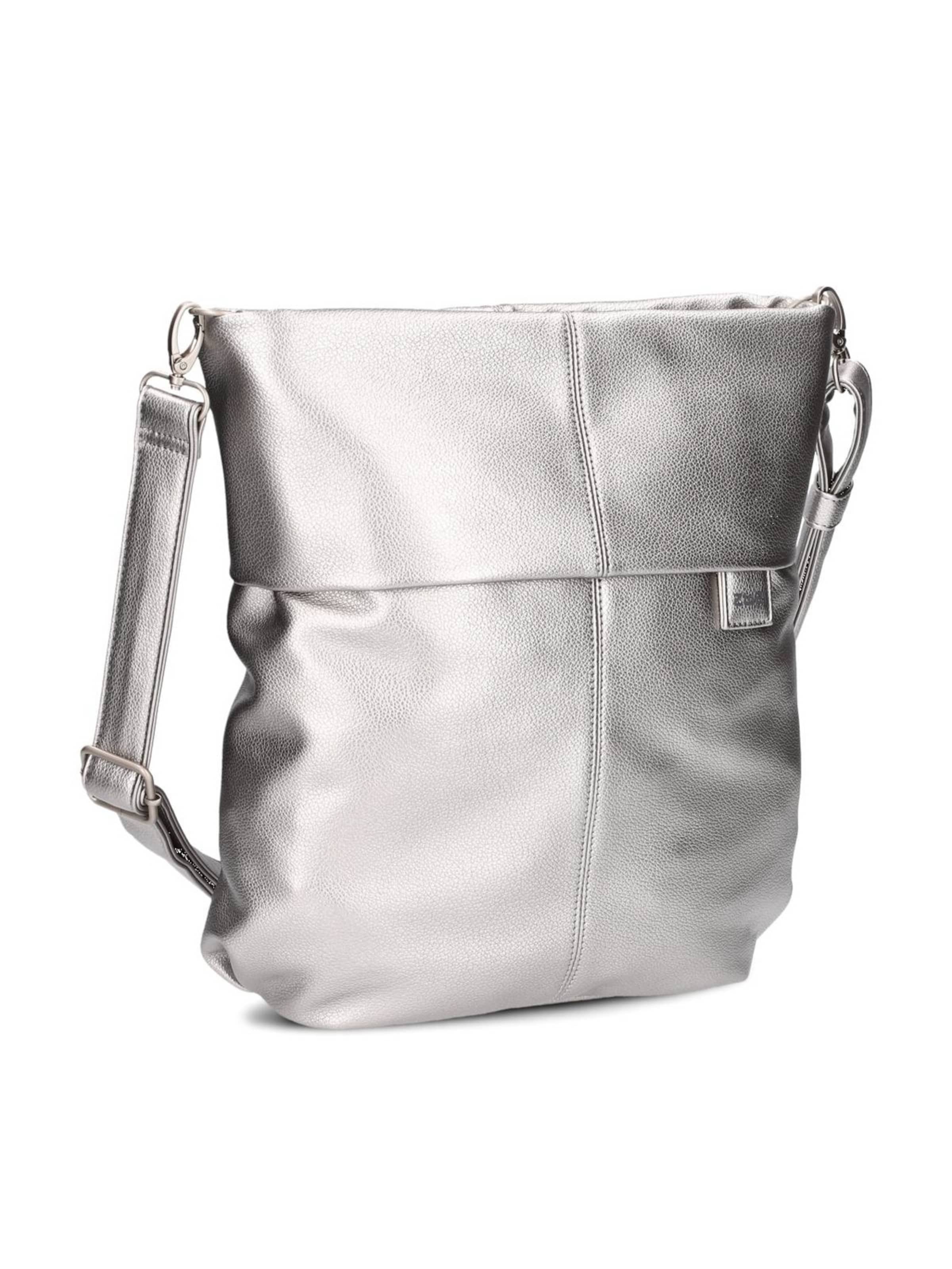 ZWEI Shoulder bag 'MADEMOISELLE.M M12' in Silver: front