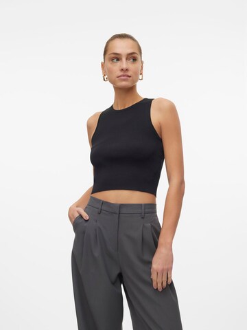 VERO MODA Knitted top 'GINNY' in Black