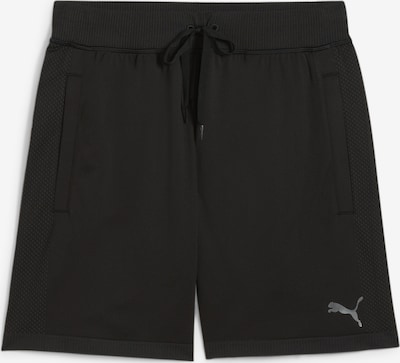 PUMA Sports trousers in Black / Silver / White, Item view