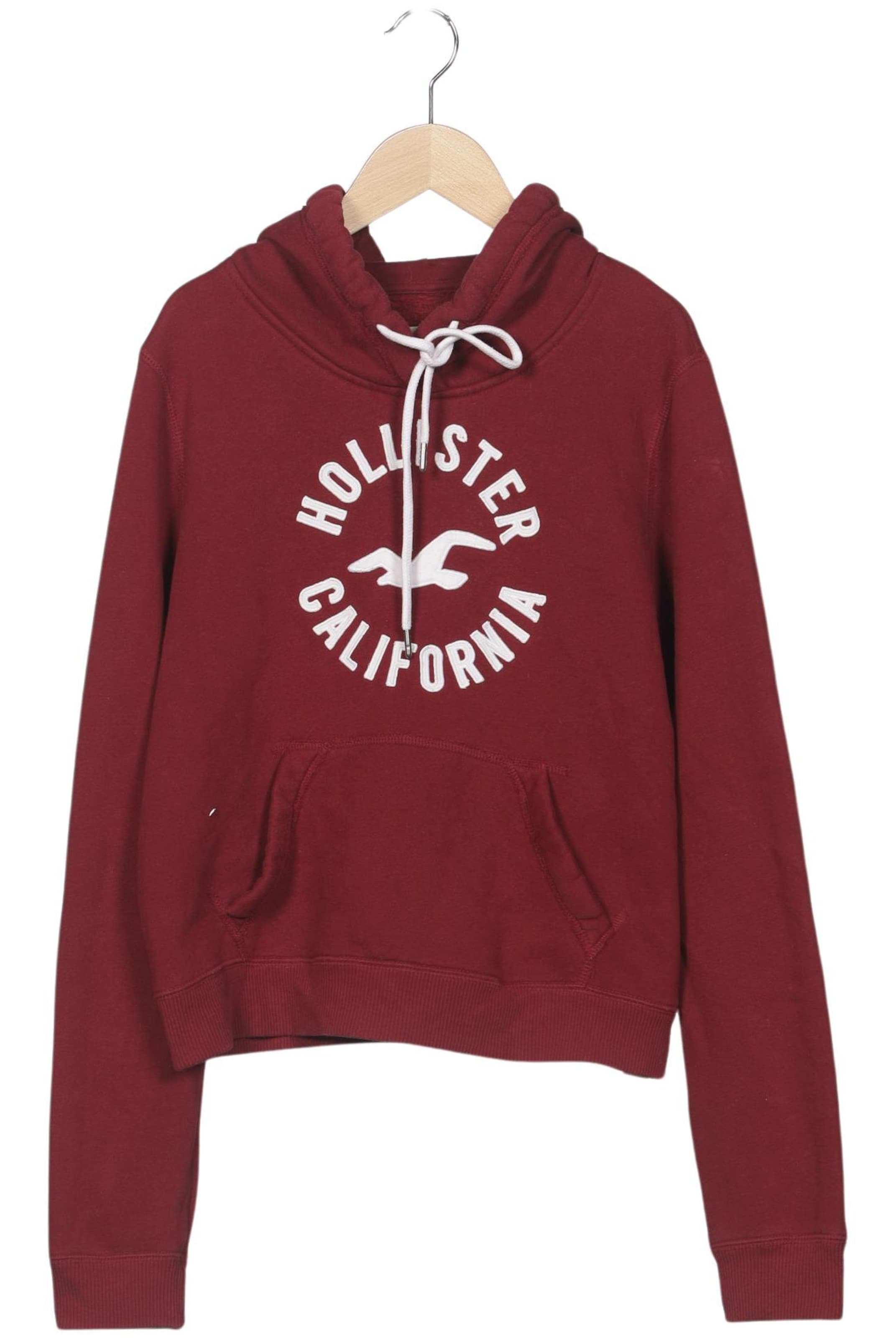 HOLLISTER Sweatshirt & Zip-Up Hoodie in L in Red: front