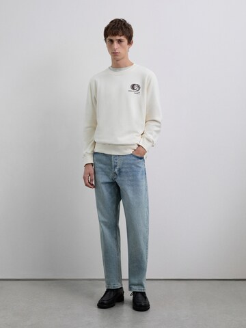 Scalpers Sweatshirt 'Games' in Weiß: Vorderseite