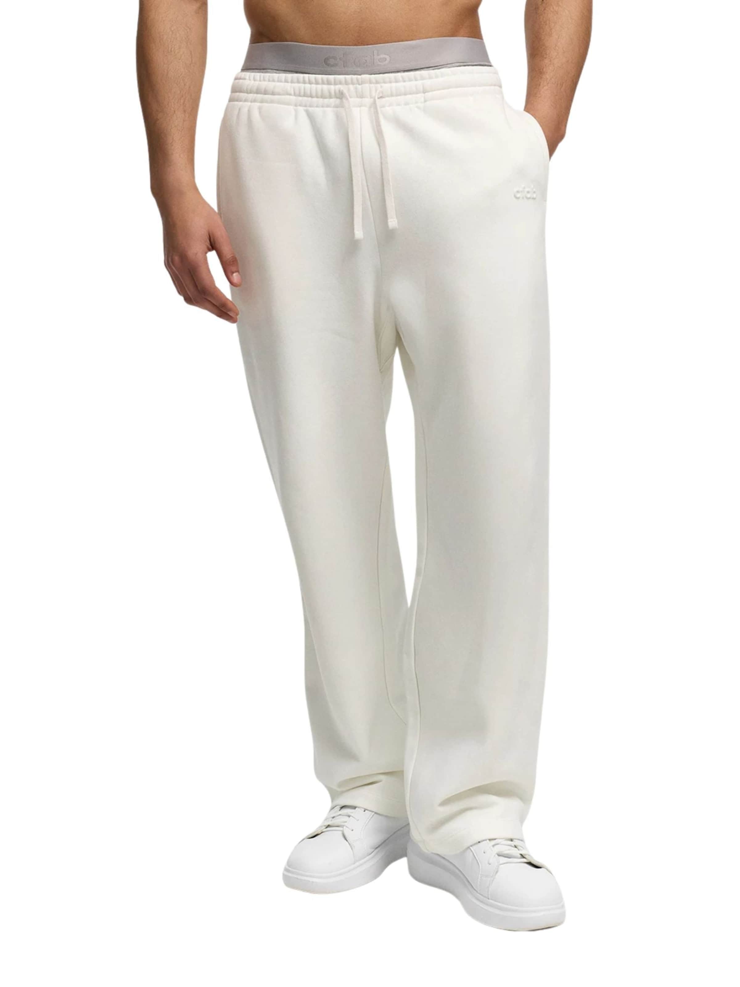 cfab (formerly creamy fabrics) Regular Hose 'Relaxed Straight'‌ in Weiß