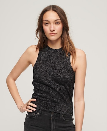 Superdry Knitted Top in Black: front