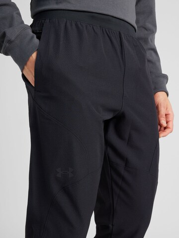 Regular Pantalon de sport 'Unstoppable' UNDER ARMOUR en noir