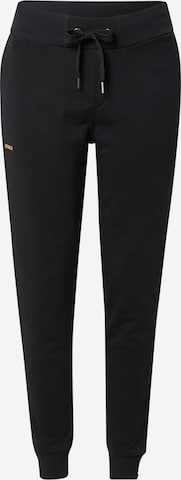 NEBBIA Tapered Sports trousers in Black: front