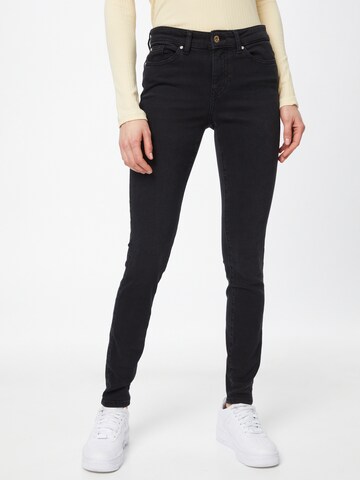 ONLY Skinny Jeans 'Anne' in Schwarz: predná strana