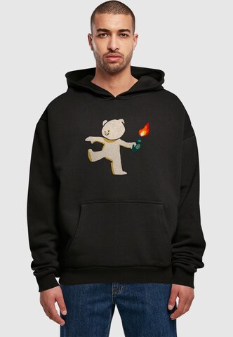 Merchcode Sweatshirt in Black: front