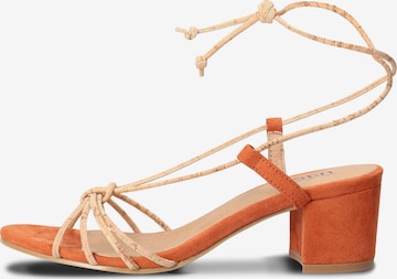 Sandalo 'Holly' di nae Vegan Shoes in arancione: frontale