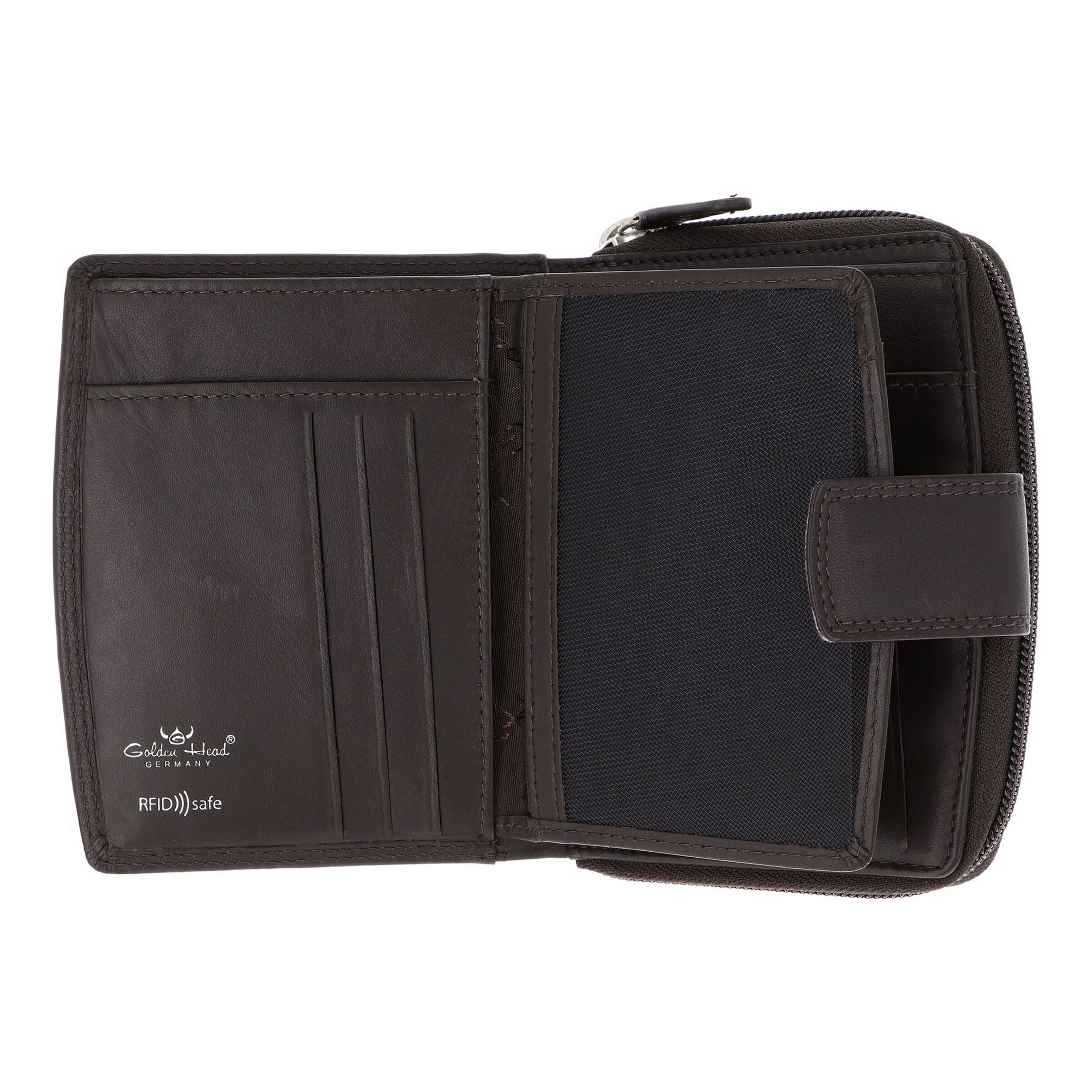 GOLDEN HEAD Wallet 'Polo' in Brown