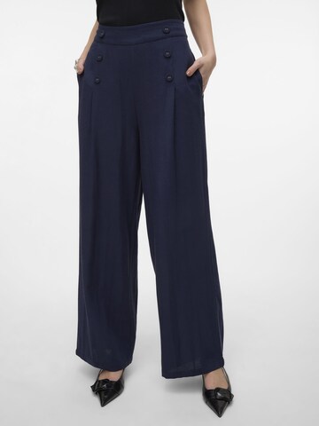 VERO MODA Loose fit Trousers 'GISELLE' in Grey