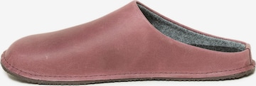 Gottstein Slippers 'Leather Loafer' in Red: front