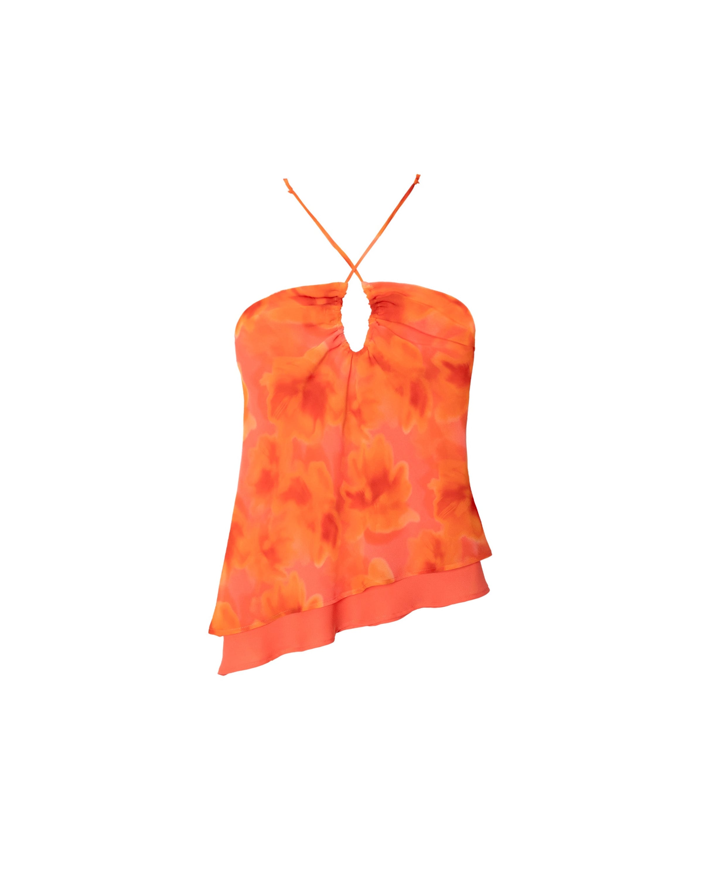 THE-ARE - Blusa en naranja: frente