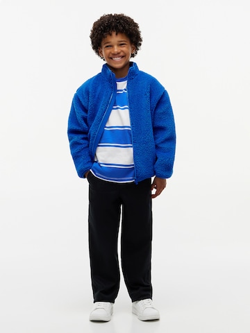 TOMMY HILFIGER Fleece jas in Blauw