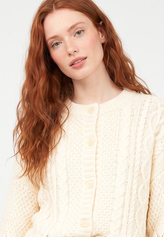 DreiMaster Vintage - Cárdigan en blanco