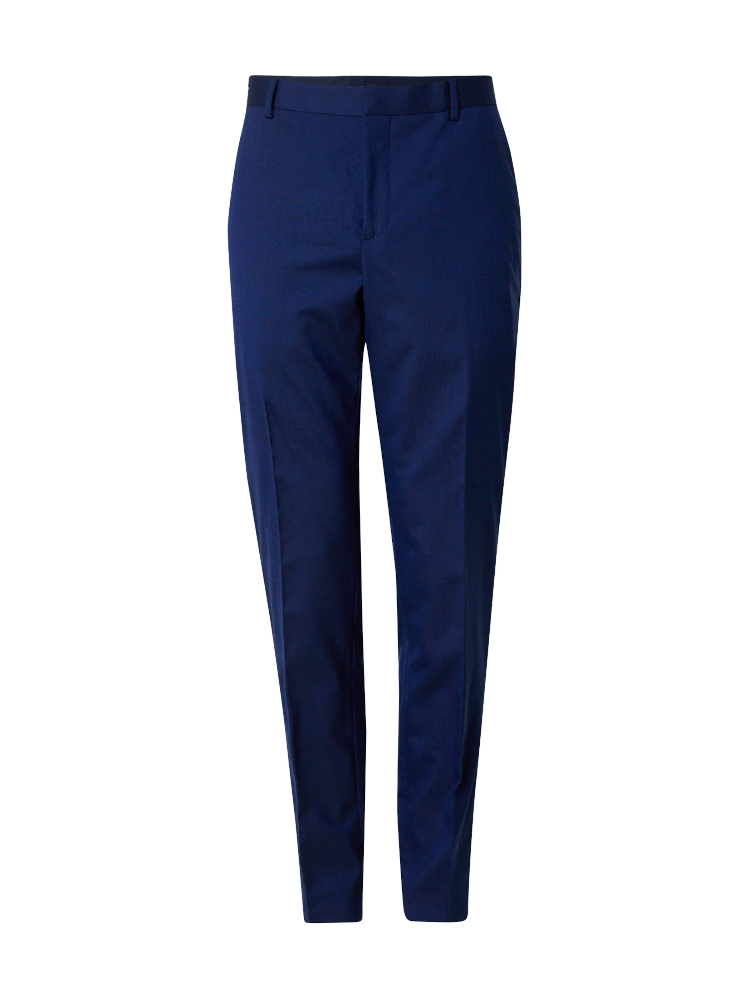 Calvin Klein Liibuv Viikidega püksid, värv sinine: eest vaates