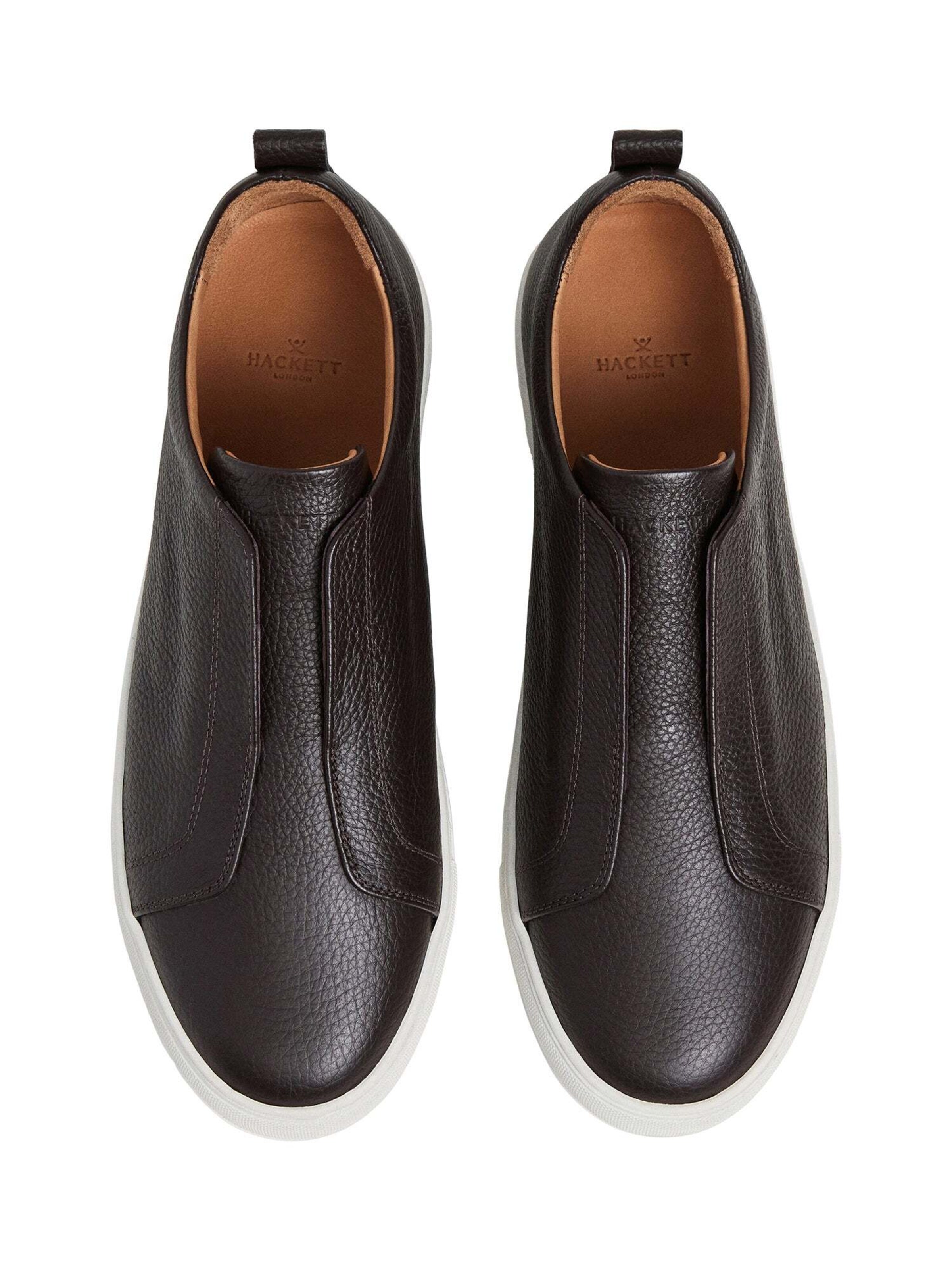 Hackett London Sneakers laag ' VISION PEBBLE ' in Bruin